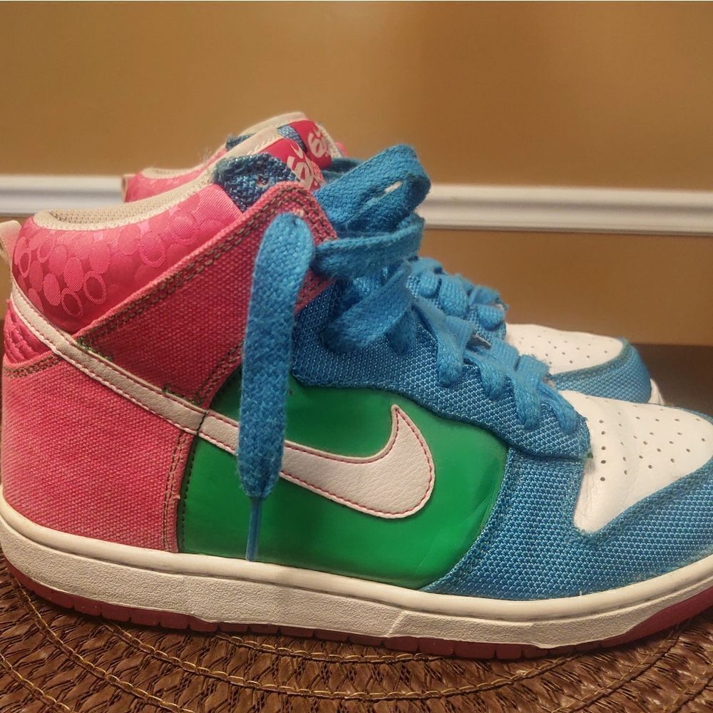 Nike 6.0 High Dunk Womens Sneaker Skater Shoes Sz 9 Retro 454054-136 - Picture 4 of 8